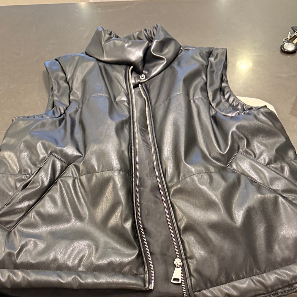 Aqua Black Satin Lined Garment